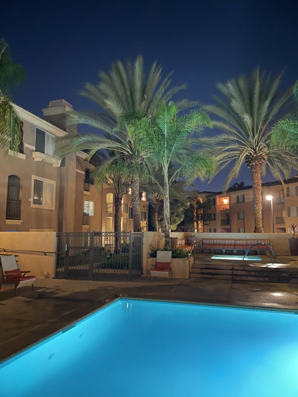 Photo 1: The pool and hot tub