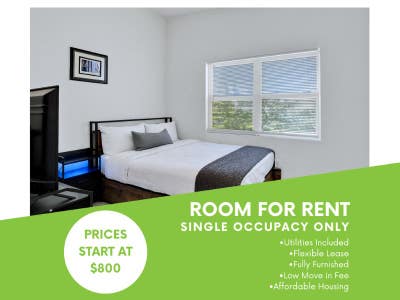 off first month rent! Fully furnished private ro Main Photo