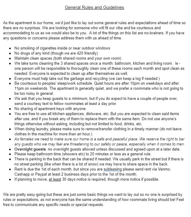 'Room for Rent 1000/mo Incl Utilities' Room to Rent from SpareRoom