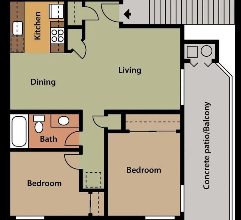 '1 BR Available 11/1 Concord ' Room to Rent from SpareRoom