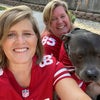 Photo 2: with my sister and her dog