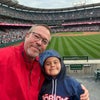 Photo 2: My Garandson and I at Angels game