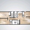 Photo 2: Apartment layout.
