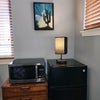 Photo 2: Brand new fridge and micro