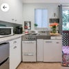 Photo 2: Kitchette with fridge/4 burner cooktop,sink,compact fridge,microwave,toaster oven