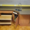 Photo 5: Kitchen sink, RO filter, pantry drawers, Trash, recycling
