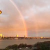 Photo 8: And once in a blue moon...a double rainbow!