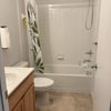 Photo 4: Full bathroom with bathtub and shower