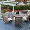 Photo 2: wrap around deck with outdoor kitchen