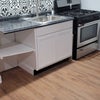 Photo 2: Large open area with eat-in kitBathroom with shower