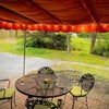 Photo 7: Private patio with awning and private entry and driveway