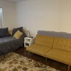 Photo 3: A single bed and a couch that can be an extra bed