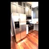 Photo 7: Kitchen: Huge island, new frige, lots of storage in upper cabinets and kitchen island