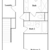 Photo 2: Bedroom 2, Bedroom 3, Bathroom 2, Laundry Room, and Hall Closet