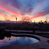 Photo 7: Backyard View Sunset February 26'