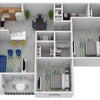 Photo 2: Apartment layout your area is right off the den