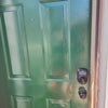Photo 2: Door to house with key code