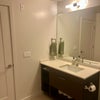 Photo 6: Large Bathroom Mirror and Vanity with Storage and Drawers