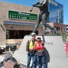Photo 2: Me on a job walk with one of our field guys. Gallagher Square, San Diego.