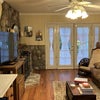 Photo 5: family room is very cozy, comfortable w/french doors that open to beautiful back yard