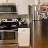 Photo 7: Kitchen (electric stove, oven, microwave, fridge)