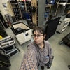 Photo 2: me @ work