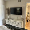 Photo 4: Current set up of the bedroom includes a mounted smart TV!