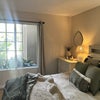 Photo 3: Large bedroom window with views of the front walk and pool!