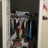 Photo 2: Closet is large and is deep on the sides 
