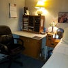 Photo 2: desk area, with chair & shelving