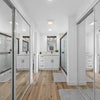 Photo 2: Walk in closet leading to new fully renovated bathroom