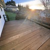 Photo 9: Garden-facing side deckwithout the patio furniture 