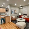 Photo 4: living room- kitchen