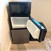 Photo 3: mini fridge and microwave