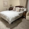 Photo 2: Queen bed with brandnew mattress 