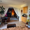 Photo 9: Breakfast bistro area and living room seen from kitchen