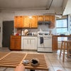 Photo 3: Kitchen. Looks dingy here but many improvements have been made since!
