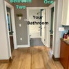 Photo 3: This picture shows both bedrooms that are available and the private bathroom 