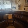 Photo 7: Living area leather couch recliner 