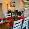 Photo 5: farmhouse style wood dining table for 6 