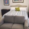 Photo 5: Bed and Couch area