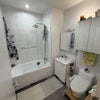 Photo 5: Bathroom with a shower shot