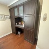 Photo 2: Two closets with desk area in between
