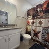 Photo 3: Private bathroom with tub/shower & awesome rain shower head