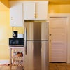 Photo 9: Large capacity fridge & microwave.