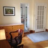 Photo 2: sunny, quiet, furnished. ensuite bath thru left door, hanging closet @ right.