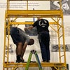 Photo 3: Installing a show at work
