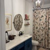 Photo 4: Shared bathroom. Small tub/shower.