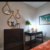 Photo 2: Your toom comes furnishes including a bedframe, desk, and chest.