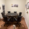 Photo 3: Dining room - table flips over. Perfect for game night.